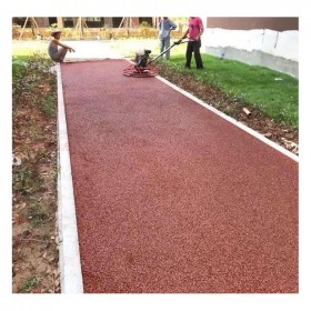 一条龙服务彩色透水混凝土道路 彩色透水混凝土道路生产厂