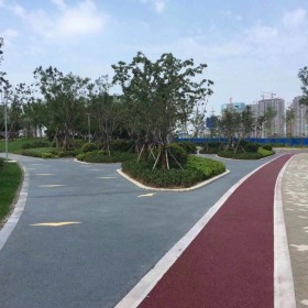 荆州市 彩色透水混凝土厂家  彩色透水混凝土材料厂家 露骨地坪材料 透水混凝土粘接剂报价 量大送货到工地 可包工包料 技术指导