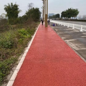柳州市  彩色透水混凝土 透水地坪粘接料厂家 透水砼颜色料 透水地坪粘接胶