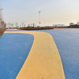 内江市 透水地坪粘接料【豪轩地坪材料厂家】透水砼颜色料 透水地坪报价 批发价格工厂送货到工地