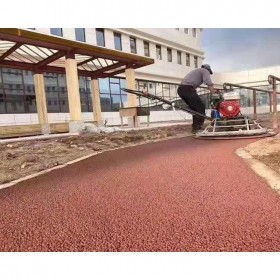 巴中市 透水混凝土材料厂家   生态透水混凝土路面  彩色透水混凝土 免费技术指导 包工包料