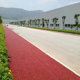 绵竹市 三公分彩色透水混凝土多少钱一平 胶粘石道路 天然露骨透水地坪 透水混凝土粘接剂 透水混凝土罩面剂厂家