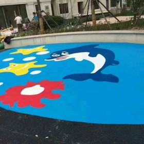 巴南区生态透水地坪 水性彩色防滑路面 彩色透水混凝土 透水彩色沥青 厂家报价