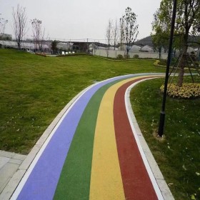 贵州彩色透水地面 透水彩色路面 透水罩面剂那家好 量大送货到工地