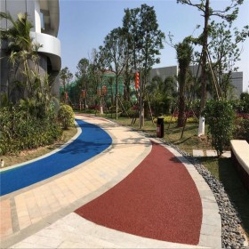 鹤壁市 彩色混凝土路面   生态透水混凝土源头材料厂家  免费提供技术指导  送货到工地