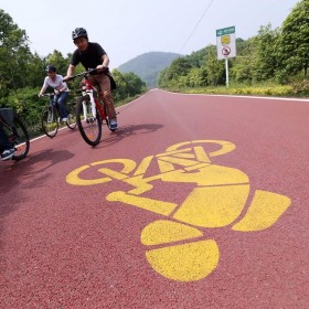 西昌市彩色生态透水混凝土 透水路面颜料 透水混凝土保护剂 透水混凝土材料厂家