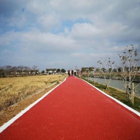 贵州生态透水路面 彩色透水混凝土材料厂家 透水混凝土专用胶 送货到工地