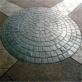 广安市 彩色压印地面厂家 混凝土压模材料 水泥压花路面报价 艺术压花地坪材料源头厂家材料批发