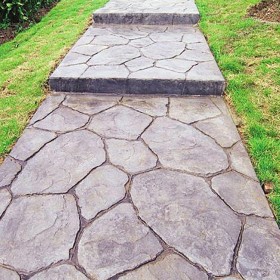 甘孜州 压花地坪 彩色压纹地坪 艺术压花地坪强化剂 厂家免费指导施工