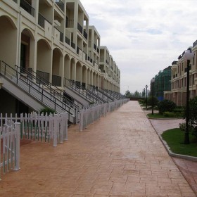 广汉市 彩色压花地平 压印混凝土厂家 彩色压模路面 彩色压模混凝土厂家 免费辅导