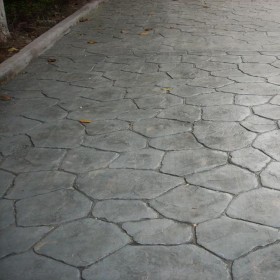 峨眉山市 彩色压印地坪 彩色压模地坪材料 水泥压花地面价格 压膜混凝土材料厂家