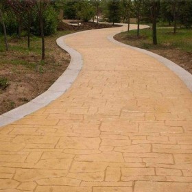 重庆市 彩色混凝土压膜 艺术压花地坪 厂家直销压花地坪施工材料 厂家免费指导施工
