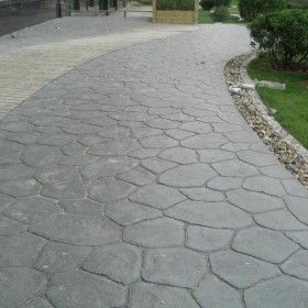 万盛区 压花混凝土材料 彩色压花地面 彩色混凝土压膜地坪 混凝土压印材料厂家免费施工指导  送货到工地