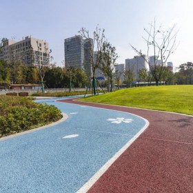 露石子彩色混凝土 透水混凝土街道 透水性混凝土施工工艺 厂家面费指导