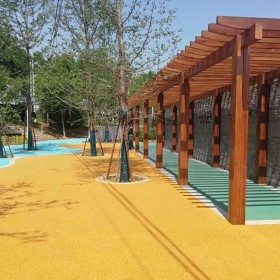 西安市 彩色透水混凝土 生态透水地坪 混凝土材料厂家直销