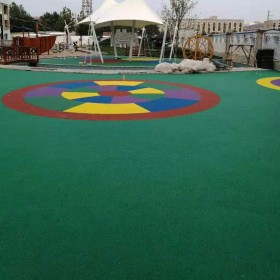 花纹景观彩色混凝土 c30彩色透水混凝土 露骨地坪 量大送货到工地