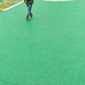 透水性混凝土彩色路面 无砂透水混凝土 普通彩色透水混凝土