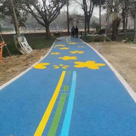 彩色混凝土透水地面 生态透水混凝土粘接剂 混凝土面漆 厂家联系方式