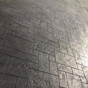 水泥压花地面 混凝土压花地坪 彩色透水混凝土压膜 专业可订做