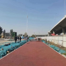 透水混凝土街道 彩色透水绿道 生态透水路面 厂家免费指导 送货到工地