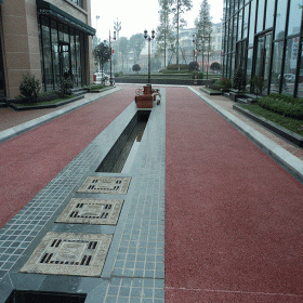 西安市 生态透水地坪 彩色耐磨混凝土 露石子彩色混凝土 厂家排行榜