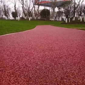 透水性混凝土彩色路面 透水混凝土地面 透水混凝土如何施工 透水混凝土道路厂家 彩色压模混凝土厂家 免费辅导