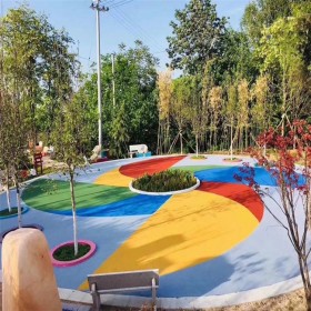 透水混凝土路面 透水混凝土施工价格 彩色透水混凝土材料生产厂家 电话咨询