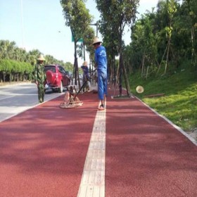 透水混凝土生产厂家 彩色透水混凝土材料 透水混凝土粘接剂 厂家直销 送货到工地