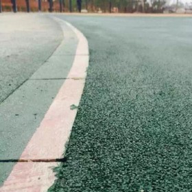 彩色透水混凝土道路 海绵城市透水混凝土 海绵透水地坪