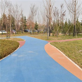 彩色透水混凝土地坪材料批发 透水地坪生产厂家 现场施工免费指导 量大送货到工地