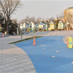 彩色透水混凝土生产厂家 透水混凝土材料源头厂家 透水混凝土粘接剂 量大送货到工地