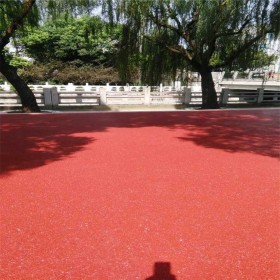 彩色生态透水混凝土 彩色透水混凝土道路 透水混凝土施工价格 彩色透水混凝土材料生产厂家