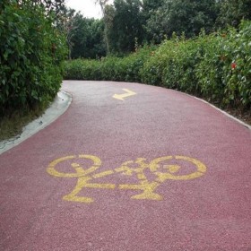 花纹景观彩色混凝土 海绵城市透水地坪 生态透水混凝土材料 周边服务厂商