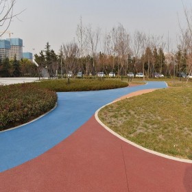 彩色透水混凝土生产厂家 透水混凝土5公分包工包料 现场施工免费指导 量大送货到工地