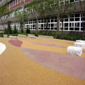 c30彩色透水混凝土 无砂透水混凝土 彩色透水混凝土路 施工图