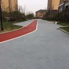 花纹景观彩色混凝土 生态透水路面 彩色透水地面 厂家报价