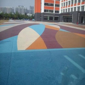 园林道路透水混凝土 生态透水地坪 普通透水混凝土 生产工厂
