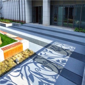 彩色透水混凝土道路 彩色透水混凝土材料生产厂家 透水混凝土材料报价 量大送货到工地