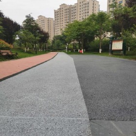 广场园林道路彩色混凝土 海绵城市透水地坪 现货供应