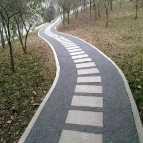 彩色透水混凝土生产厂家 透水路面施工价格 透水混凝土粘接剂  免费设计施工方案及造价预算