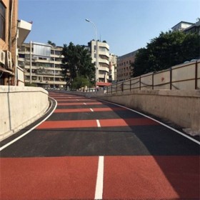 彩色生态透水地坪 普通彩色透水混凝土 海绵城市透水砼 值得信赖