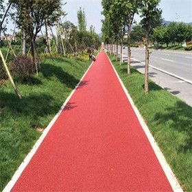 透水性混凝土彩色路面 广场彩色透水混凝土 生态透水地坪 生产厂