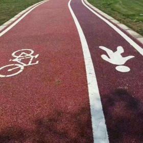 商业街彩色透水混凝土 彩色他混凝土道路 混凝土透水增强剂 收费标准