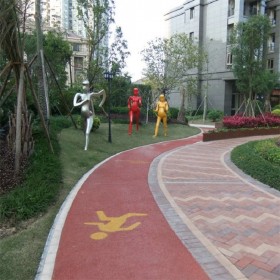 c25彩色耐磨混凝土 生态透水混凝土材料 露骨地坪 口碑品牌推荐