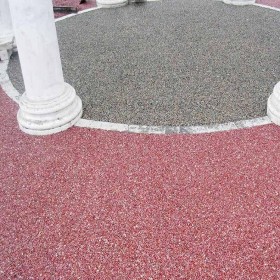露石子透水混凝土 小区彩色混凝土 生态透水混凝土材料 透水砼
