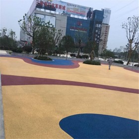 路面彩色混凝土 广场彩色透水混凝土 c30彩色透水混凝土 品质优先
