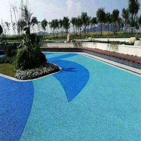宜宾市 透水彩色混凝土 彩色透水路面 生态透水混凝土 材料厂家