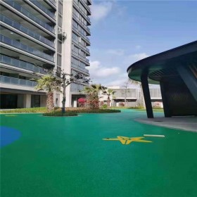 透水性混凝土 车行彩色透水混凝土 小区彩色混凝土 透水混泥土施工公司