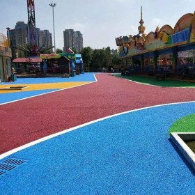巴中市 透水彩色混凝土 生态透水地坪 透水性混凝土道路 彩色透水砼 值得信赖的专业厂家