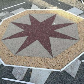 c30彩色透水混凝土 透水彩色道路 小区彩色混凝土 生态透水地坪厂家报价